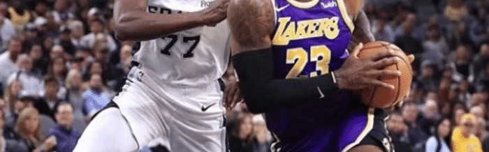  詹姆斯三双助湖人险胜马刺  