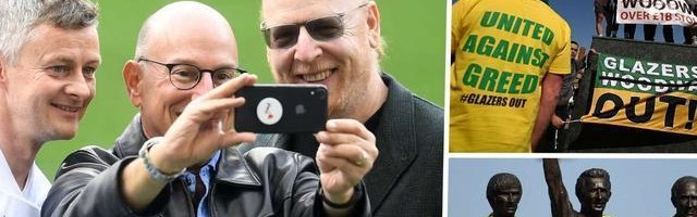  曼联球迷倒戈抗议管理层，要求格雷泽家族出售股权  